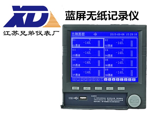 蓝屏无纸记录仪XDY-R4000
